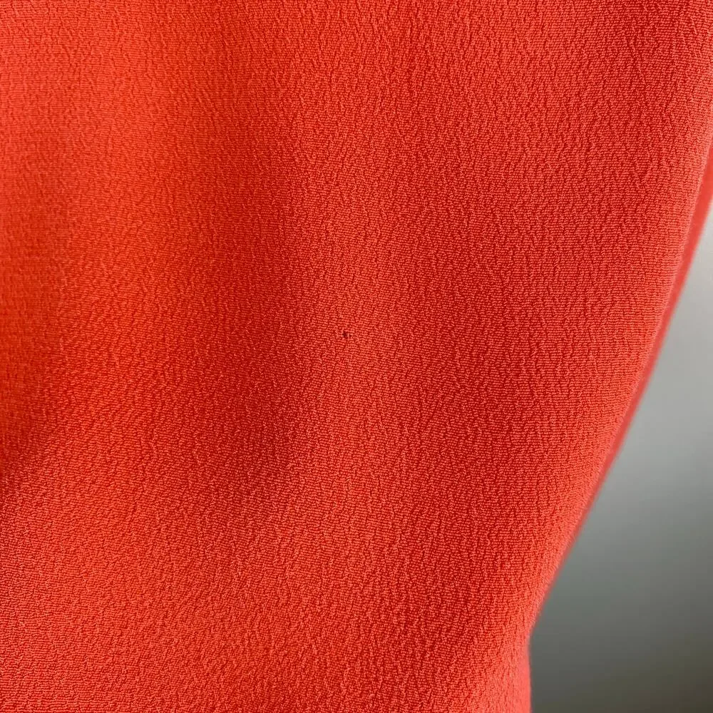 Diane Von Furstenberg Parlian Shift Dress Coral Size 10 - Picture 14 of 15